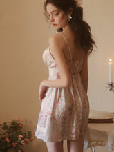 Plus Size Deep V Satin Sleepwear Set with Padded Bra – Sweet & Sexy